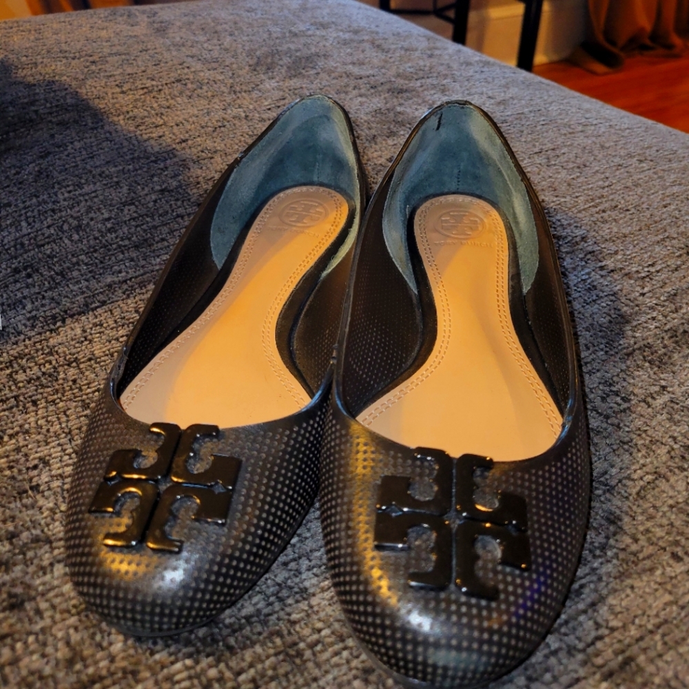 Black Tory Burch flats 7.5M